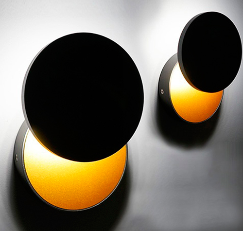Светодиодные светильники для потолков и стен Встраиваемый светильник Questlight MOON-Black-gold